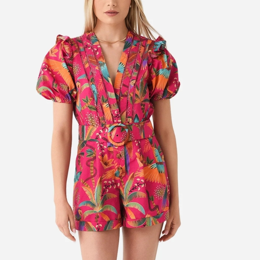 NWT FARM RIO Romper || Large